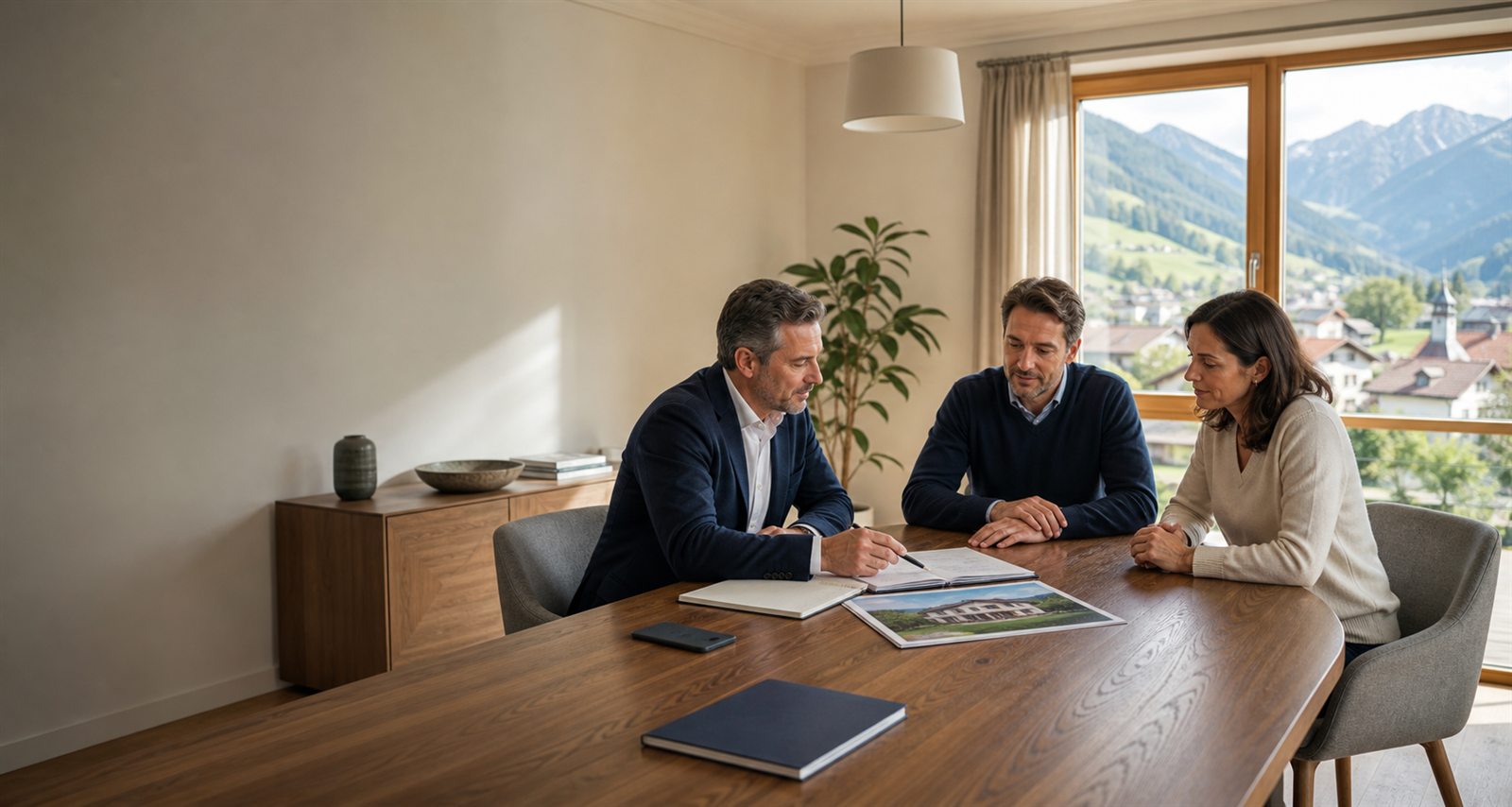 Beratung zu Designerhaus, Suchwunsch und weiterer Vorgangsweise
